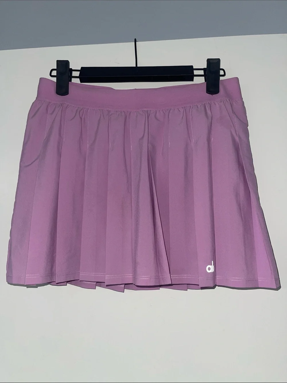 Alo yoga double or nothing pink lavender skirt/skort Sz small